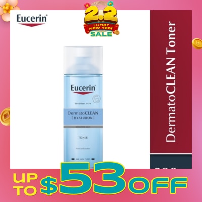 EUCERIN Dermatoclean Hyaluron Toner (Suitable for All Skin Types) 200ml