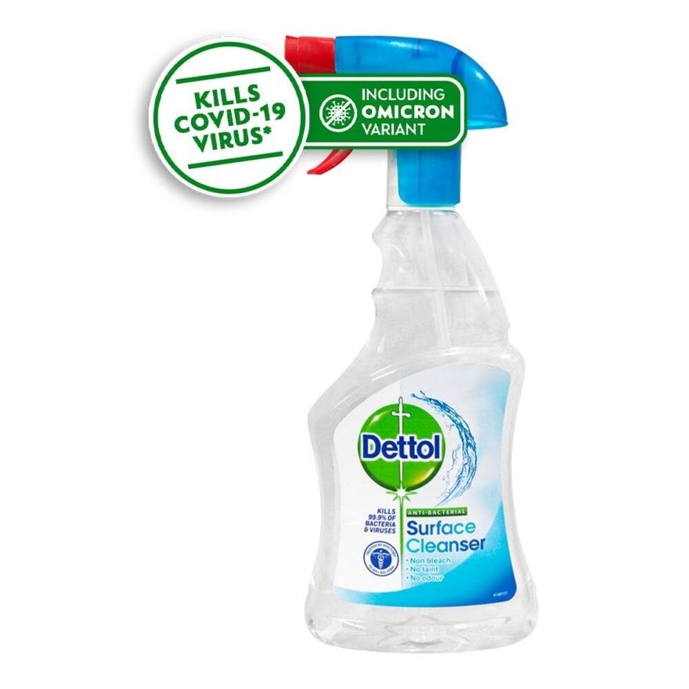DETTOL Surface Cleaner Trigger Spray (Kills 99.9% Germs) 500ml