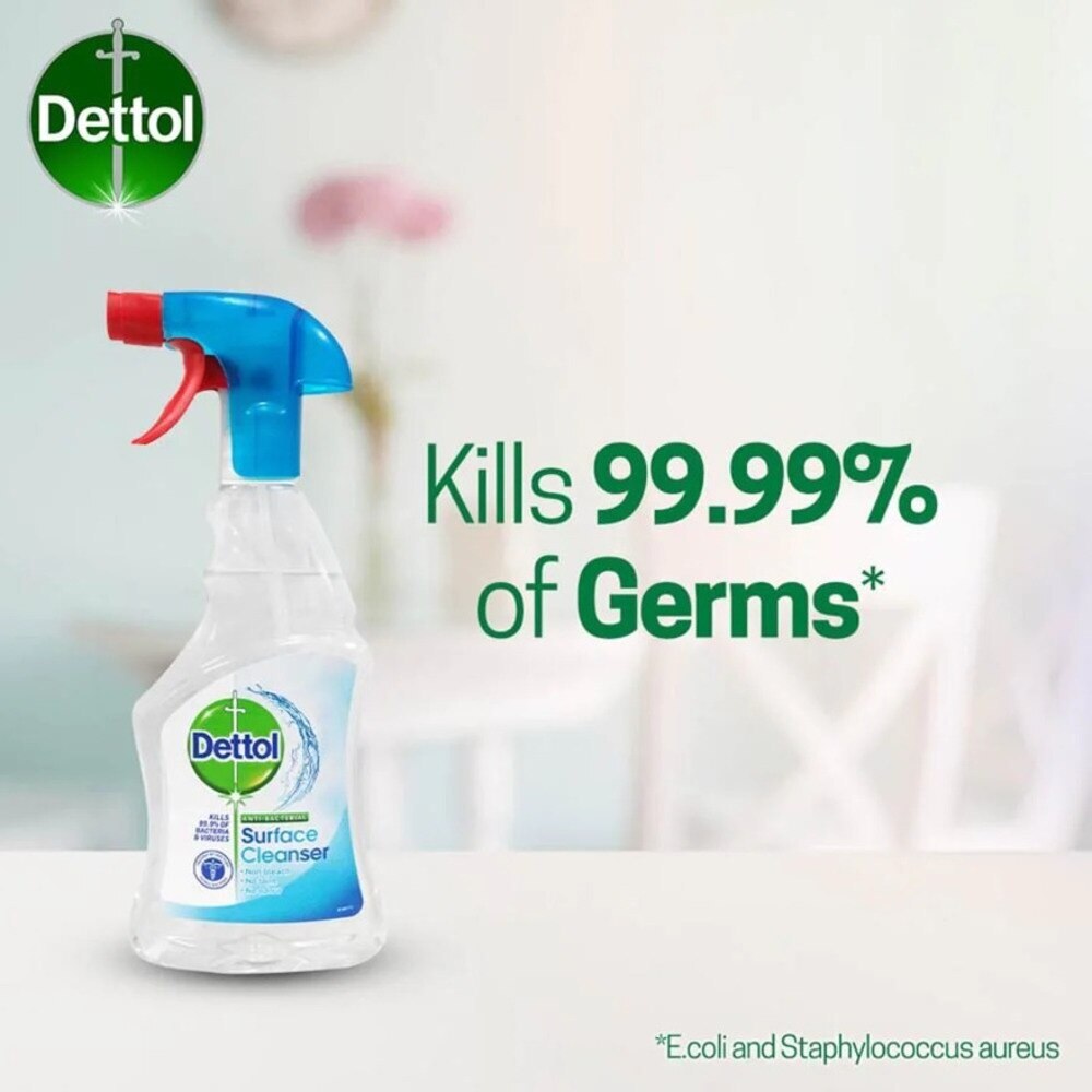 DETTOL Surface Cleaner Trigger Spray (Kills 99.9% Germs) 500ml