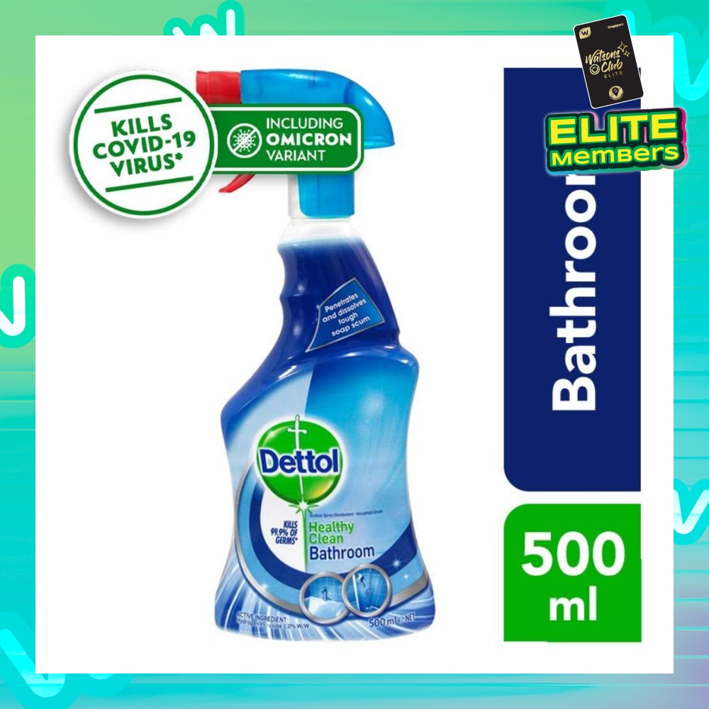 Bathroom Cleaner Trigger Spray (Kills 99.9% Germs) 500ml