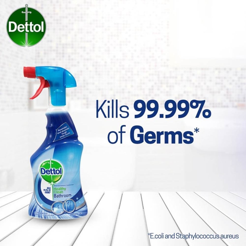 Bathroom Cleaner Trigger Spray (Kills 99.9% Germs) 500ml