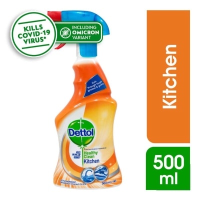 DETTOL Kitchen Cleaner Trigger Spray (Kills 99.9% Germs) 500ml