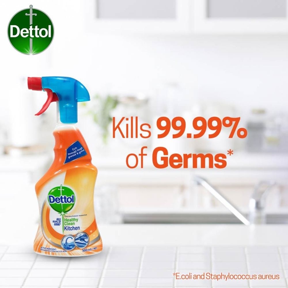 Kitchen Cleaner Trigger Spray (Kills 99.9% Germs) 500ml