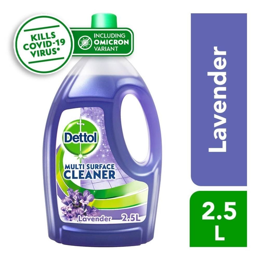 4-in-1 Disinfectant Multi Surface Cleaner Lavender (Kills 99.9% Germs) 2.5L