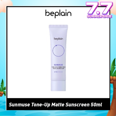 BEPLAIN Sunmuse Tone Up & Correcting Matte Sunscreen SPF50+ PA++++ 50ml