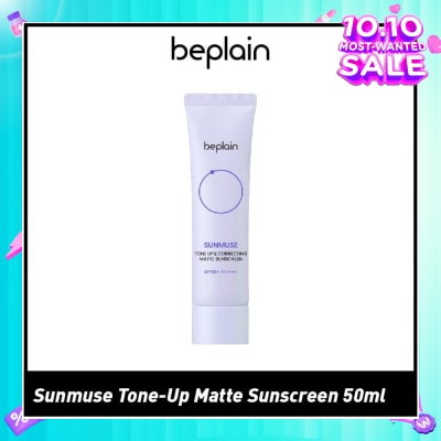 BEPLAIN Sunmuse Tone Up & Correcting Matte Sunscreen SPF50+ PA++++ 50ml