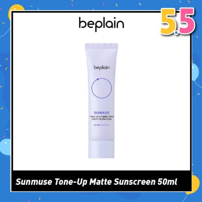BEPLAIN Sunmuse Tone Up & Correcting Matte Sunscreen SPF50+ PA++++ 50ml