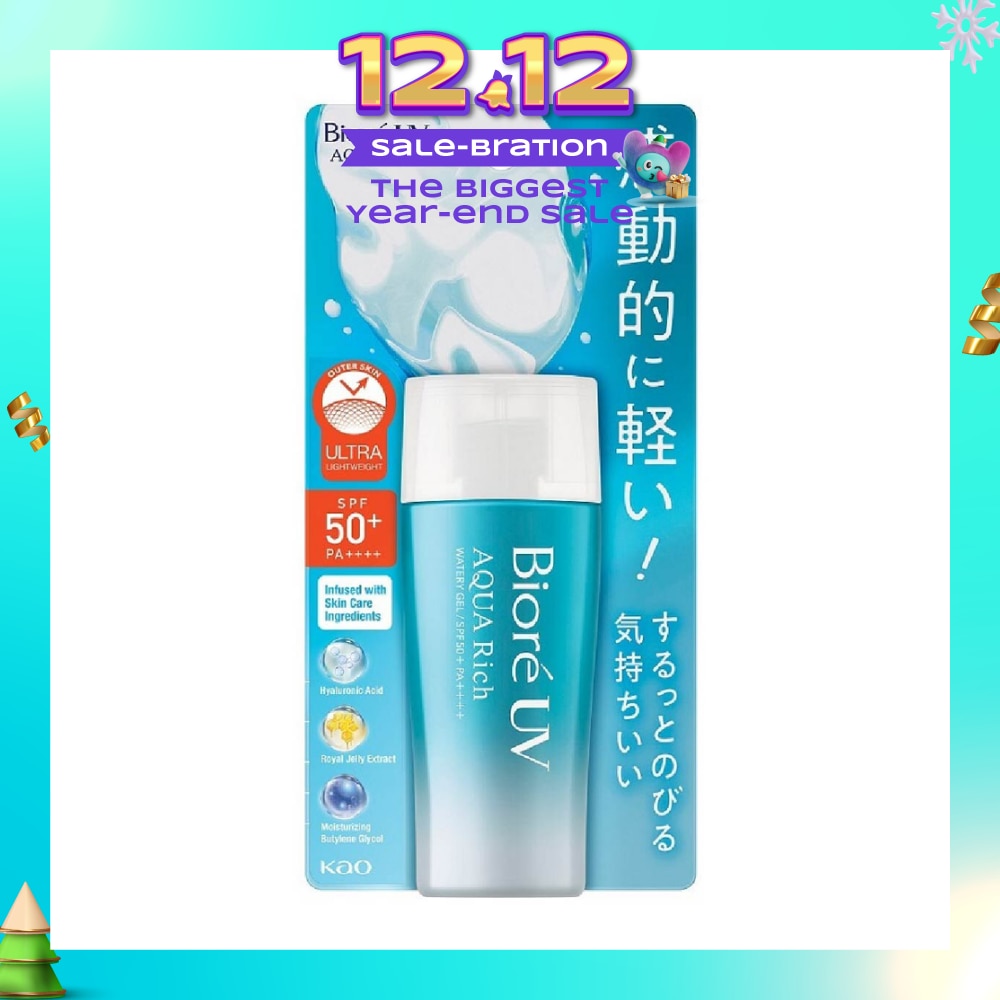 UV Aqua Rich Watery Gel SPF50+ PA++++ Sunscreen 70ml (Expiry: May`2026)