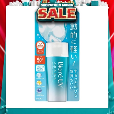 BIORE - UV Aqua Rich Watery Gel SPF50+ PA++++ Sunscreen 70ml