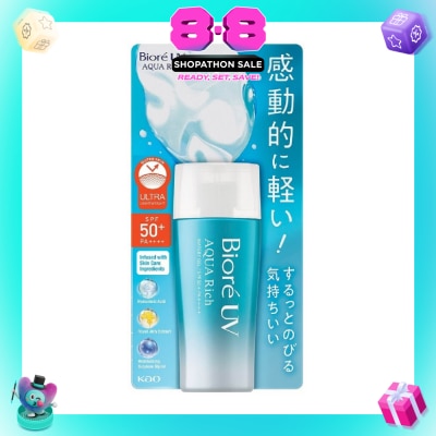 BIORE - UV Aqua Rich Watery Gel SPF50+ PA++++ Sunscreen 70ml