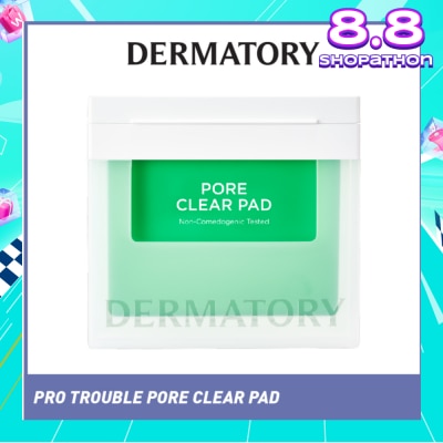 DERMATORY Pro Trouble Pore Clear Pad (For Concern Of Pores, Sebum & Blackheads) 70s