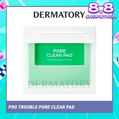 DERMATORY Pro Trouble Pore Clear Pad (For Concern Of Pores, Sebum & Blackheads) 70s