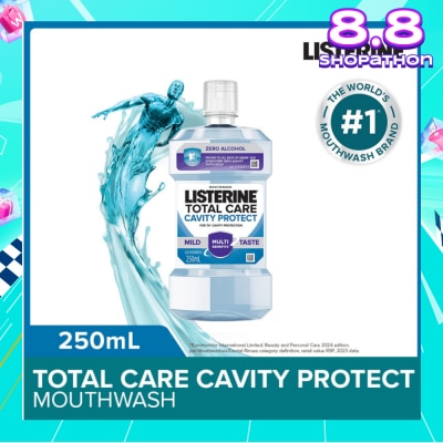 LISTERINE Listerine Total Care Cavity Protect Mild Mouthwash 250ml