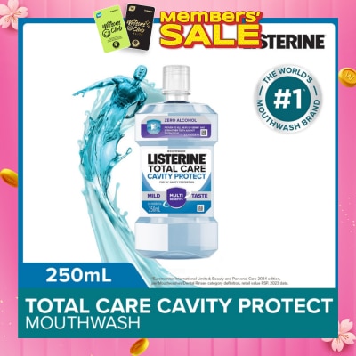 LISTERINE Listerine Total Care Cavity Protect Mild Mouthwash 250ml