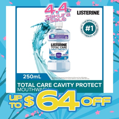 LISTERINE - Listerine Total Care Cavity Protect Mild Mouthwash 250ml