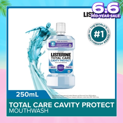 LISTERINE Listerine Total Care Cavity Protect Mild Mouthwash 250ml