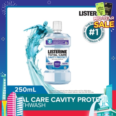 LISTERINE Listerine Total Care Cavity Protect Mild Mouthwash 250ml