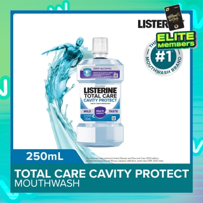 LISTERINE Listerine Total Care Cavity Protect Mild Mouthwash 250ml