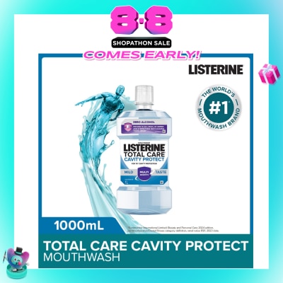 LISTERINE - Listerine Total Care Cavity Protect Mild Mouthwash (Alcohol-Free) 1000ml