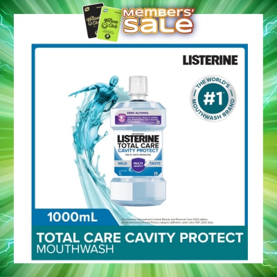 LISTERINE - Listerine Total Care Cavity Protect Mild Mouthwash (Alcohol-Free) 1000ml