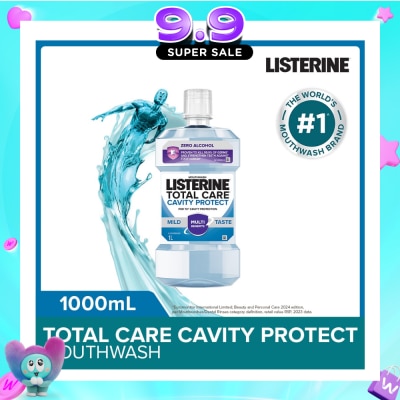 LISTERINE - Listerine Total Care Cavity Protect Mild Mouthwash (Alcohol-Free) 1000ml image