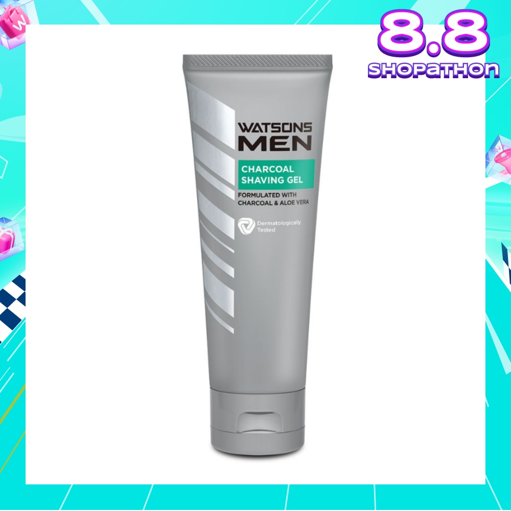 Men Charcoal Shaving Gel (Formulated With Charcoal & Aloe Vera) 100g