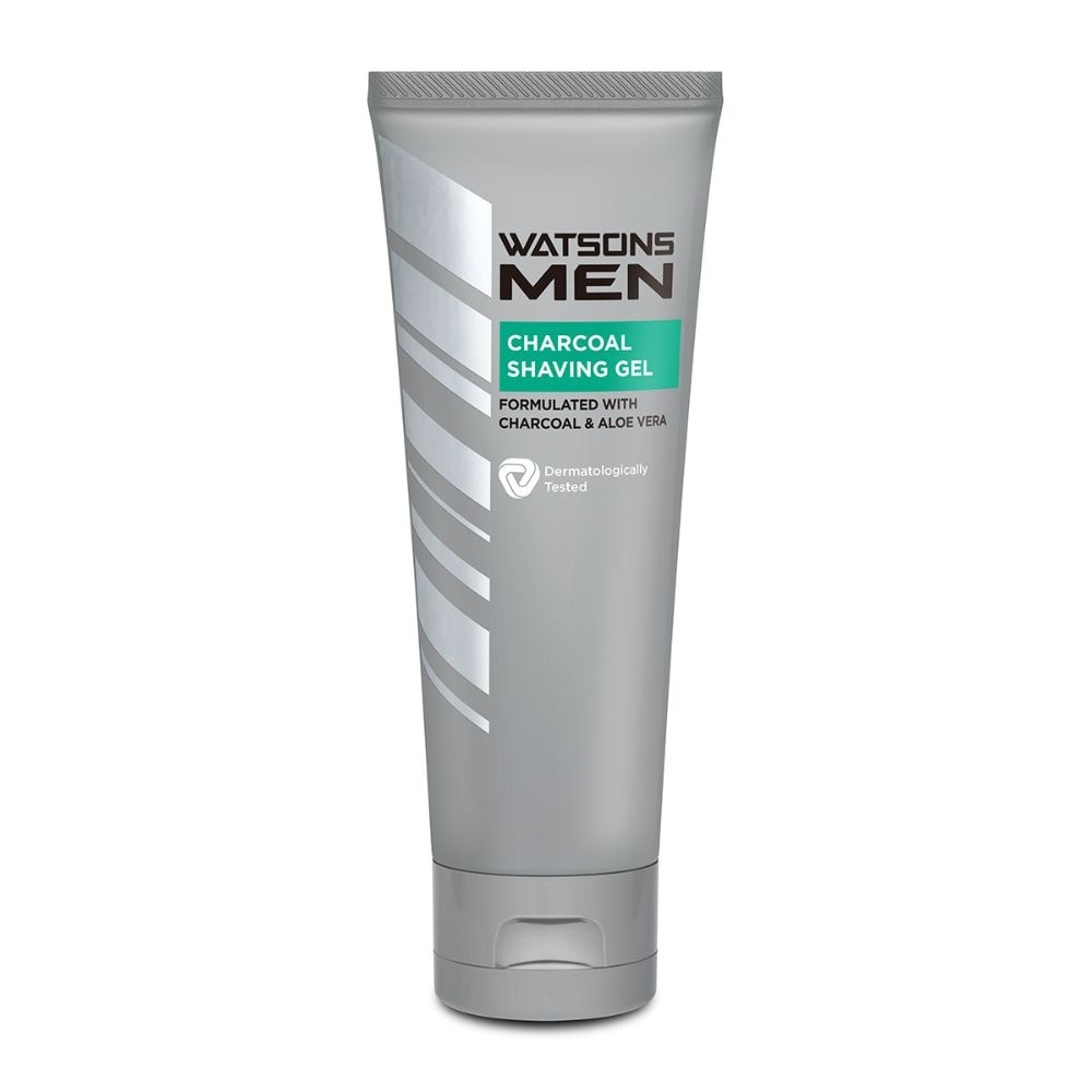 Men Charcoal Shaving Gel (Formulated With Charcoal & Aloe Vera) 100g