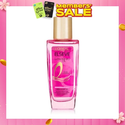 L'OREAL PARIS ELSEVE Extraordinary Oil Pink Brilliance Hair Oil (Eclat Imperial High Shine) 30ml