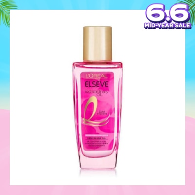 L'OREAL PARIS ELSEVE Extraordinary Oil Pink Brilliance Hair Oil (Eclat Imperial High Shine) 30ml