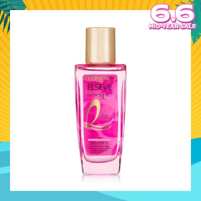 L'OREAL PARIS ELSEVE Extraordinary Oil Pink Brilliance Hair Oil (Eclat Imperial High Shine) 30ml