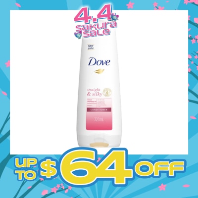 DOVE - Dove Straight & Silky Conditioner 330ml