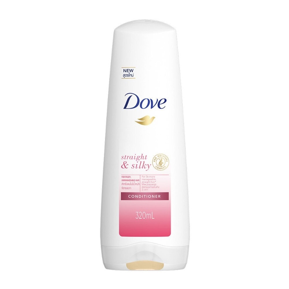 Dove Straight & Silky Conditioner 330ml