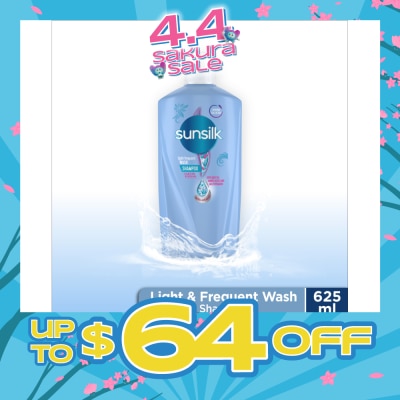SUNSILK - LIGHT FREQUENT WASH SHAMPOO 650ML