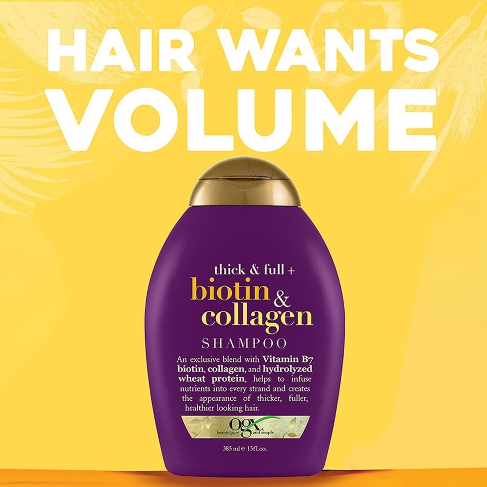 Biotin & Collagen Shampoo + Thick & Full (For Normal To Thinning Hair) 385ml