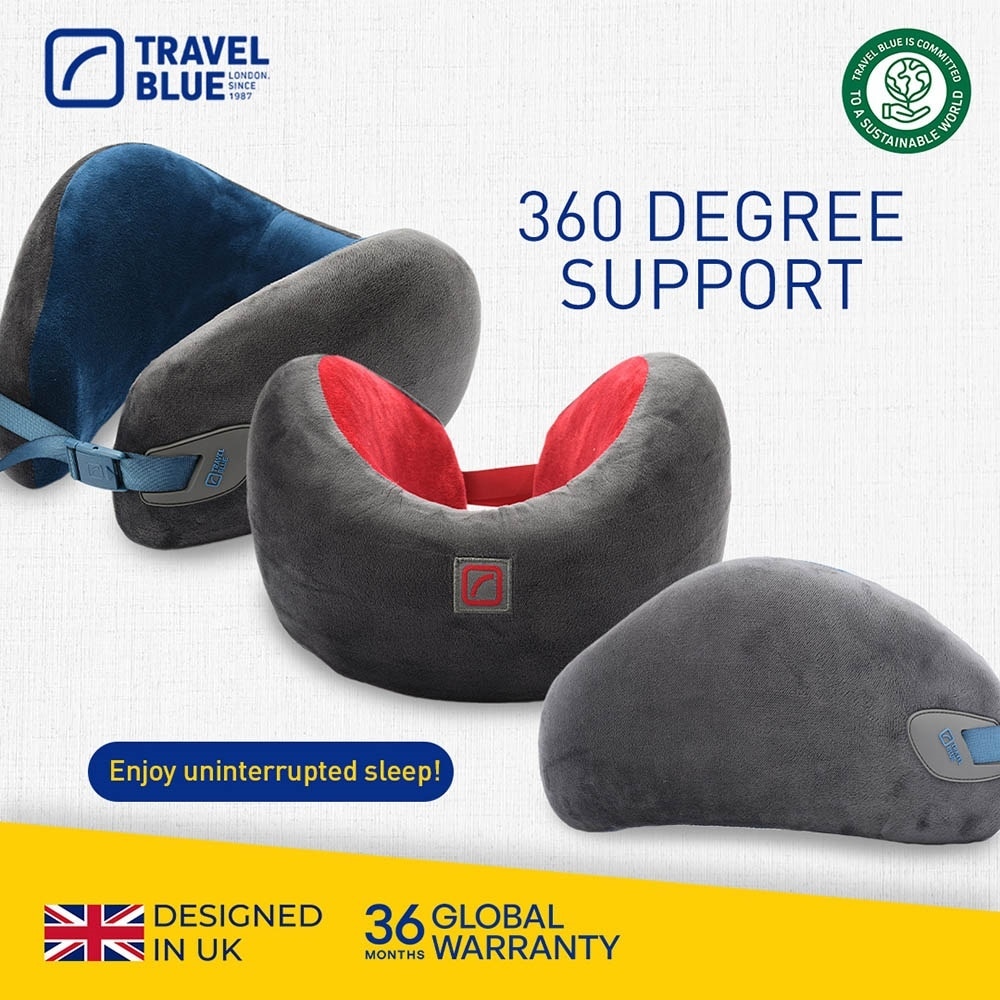 TB209 Infinity Neck Pillow (Hypoallergenic & Ergonomic Memory Foam) 1s