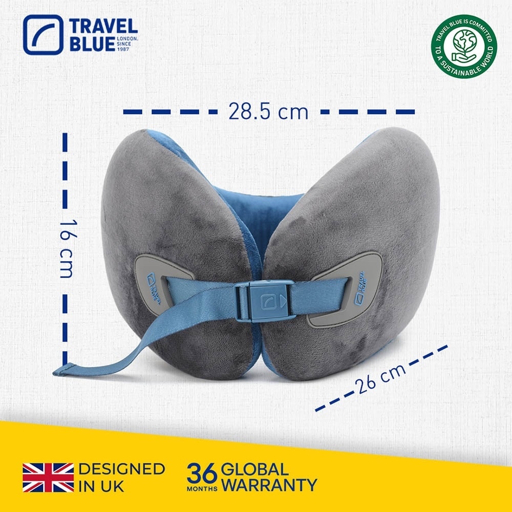 TB209 Infinity Neck Pillow (Hypoallergenic & Ergonomic Memory Foam) 1s