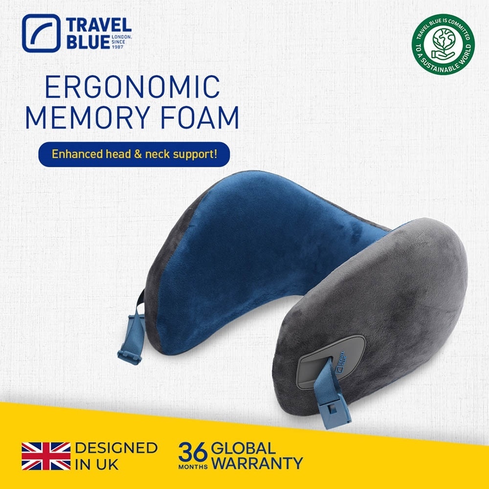 TB209 Infinity Neck Pillow (Hypoallergenic & Ergonomic Memory Foam) 1s