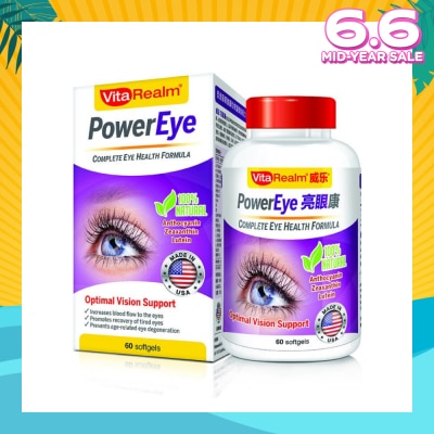 VITAREALM PowerEye 60 Tablets