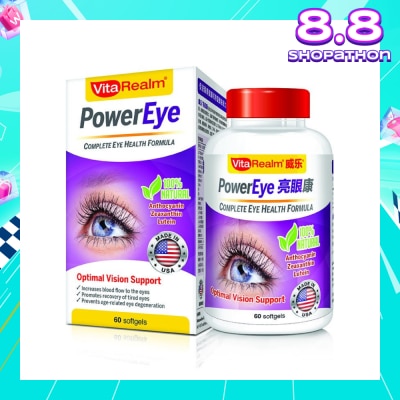 VITAREALM PowerEye 60 Tablets
