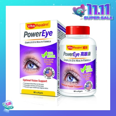 VITAREALM PowerEye 60 Tablets