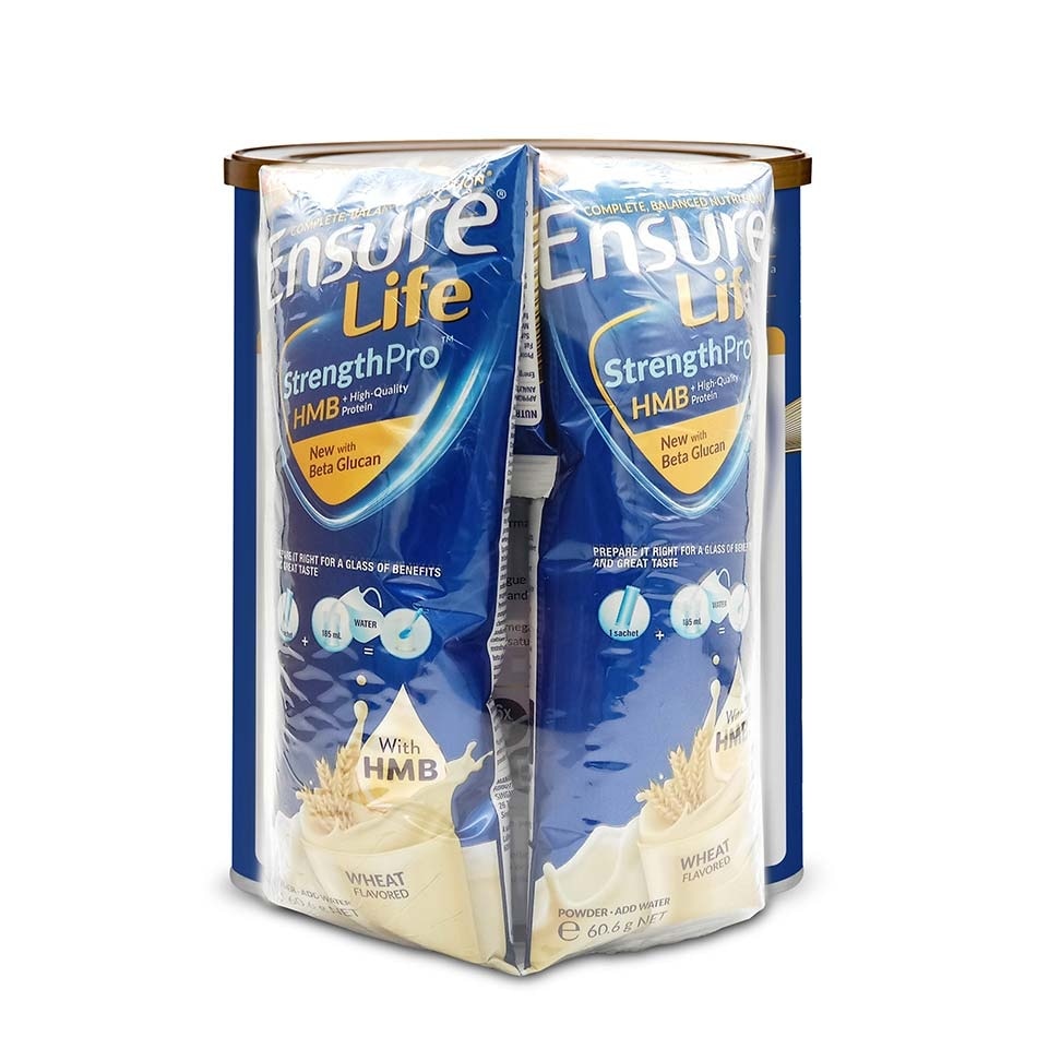 Life With HMB Adult Nutritional Drink Wheat 800g (Free 2x Sachets)