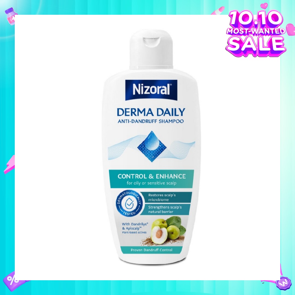Derma Daily Anti-Dandruff Shampoo (For Oily & Sensitive Scalp) 200ml