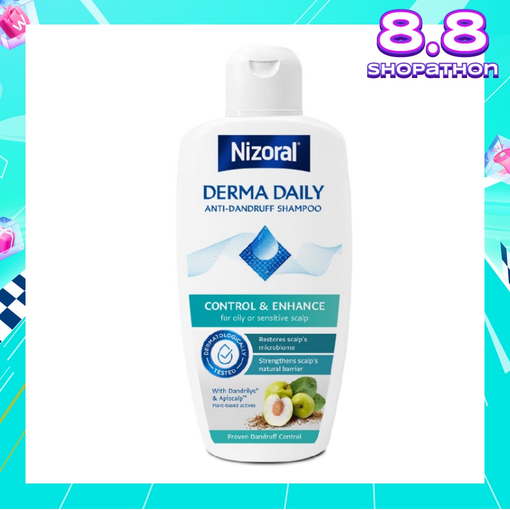 Derma Daily Anti-Dandruff Shampoo (For Oily & Sensitive Scalp) 200ml