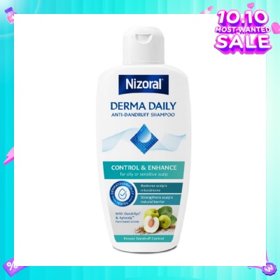 NIZORAL Derma Daily Anti-Dandruff Shampoo (For Oily & Sensitive Scalp) 200ml