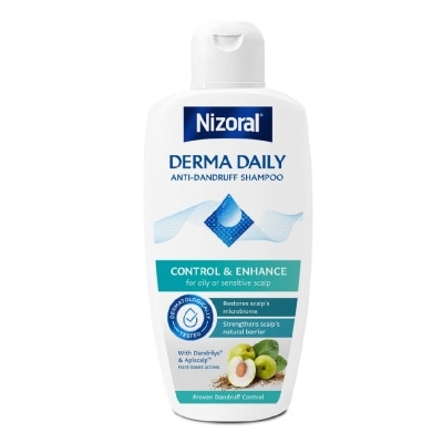 NIZORAL Derma Daily Anti-Dandruff Shampoo (For Oily & Sensitive Scalp) 200ml