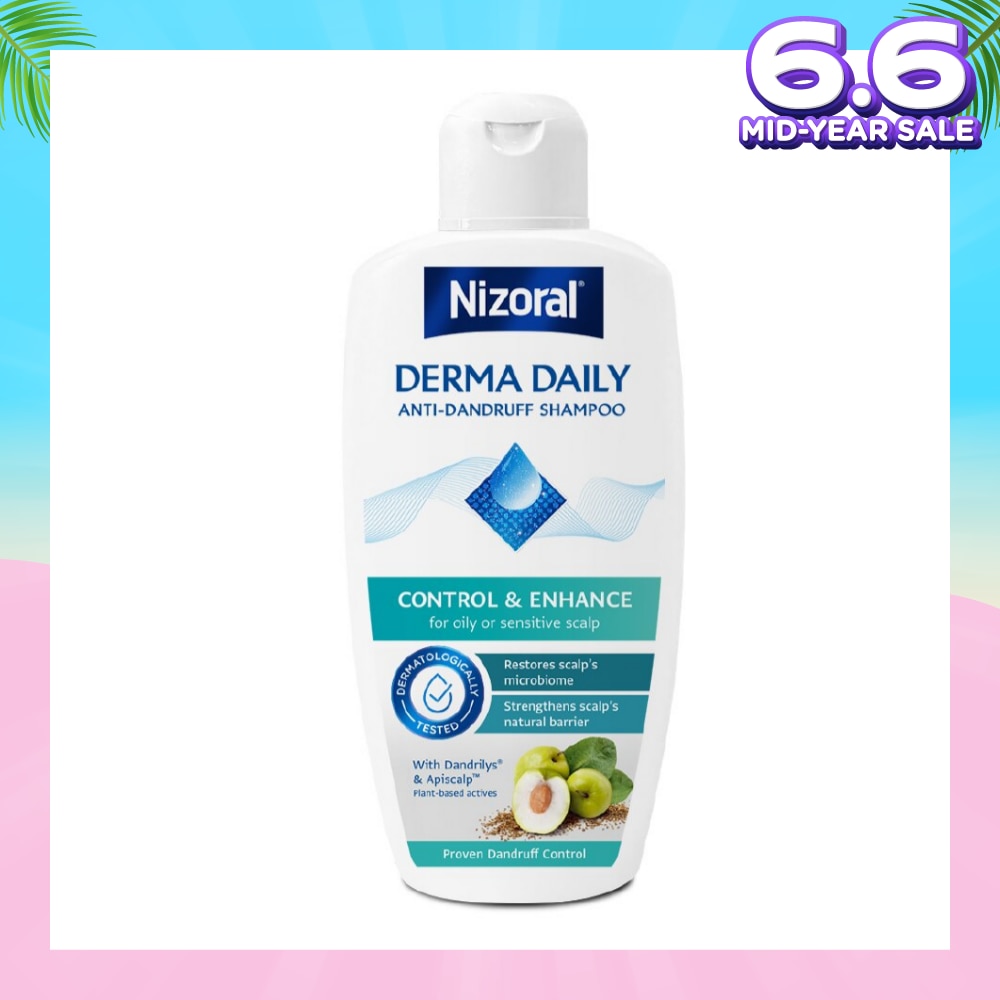 Derma Daily Anti-Dandruff Shampoo (For Oily & Sensitive Scalp) 200ml