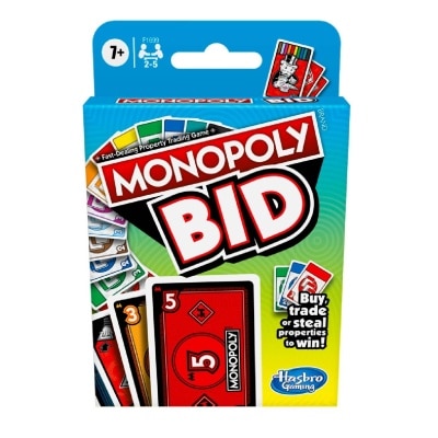 HASBRO GAMING Fast-Playing Game Card The Monopoly Bid Game 1s