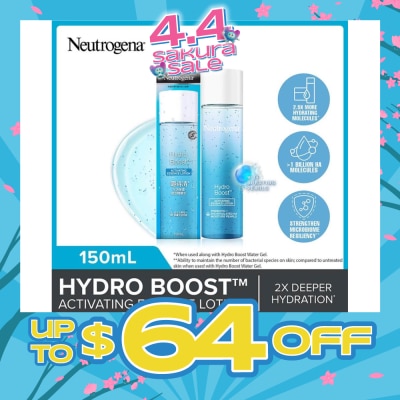 NEUTROGENA - Hydro Boost Activating Essence Lotion (For Dry & Sensitive Skin) 150ml