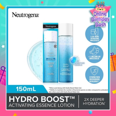 NEUTROGENA Hydro Boost Activating Essence Lotion (For Dry & Sensitive Skin) 150ml
