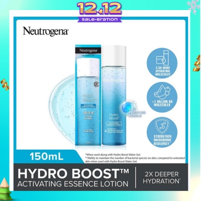 NEUTROGENA Hydro Boost Activating Essence Lotion (For Dry & Sensitive Skin) 150ml